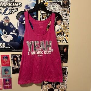 Reebok Workout Racerback Tank Top